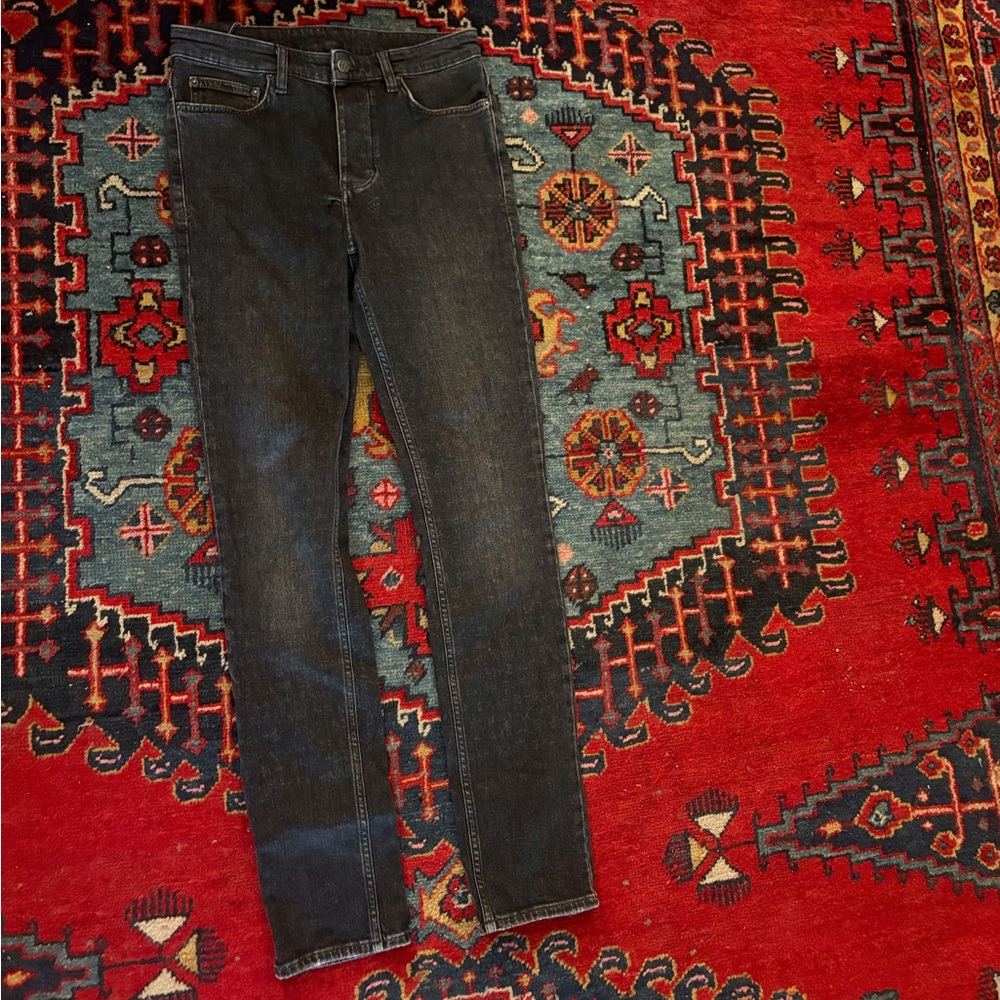 Ksubi Men’s Skinny Jeans in Washed Black